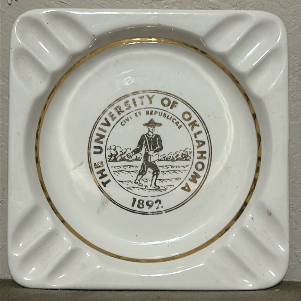 University of Oklahoma Ashtray